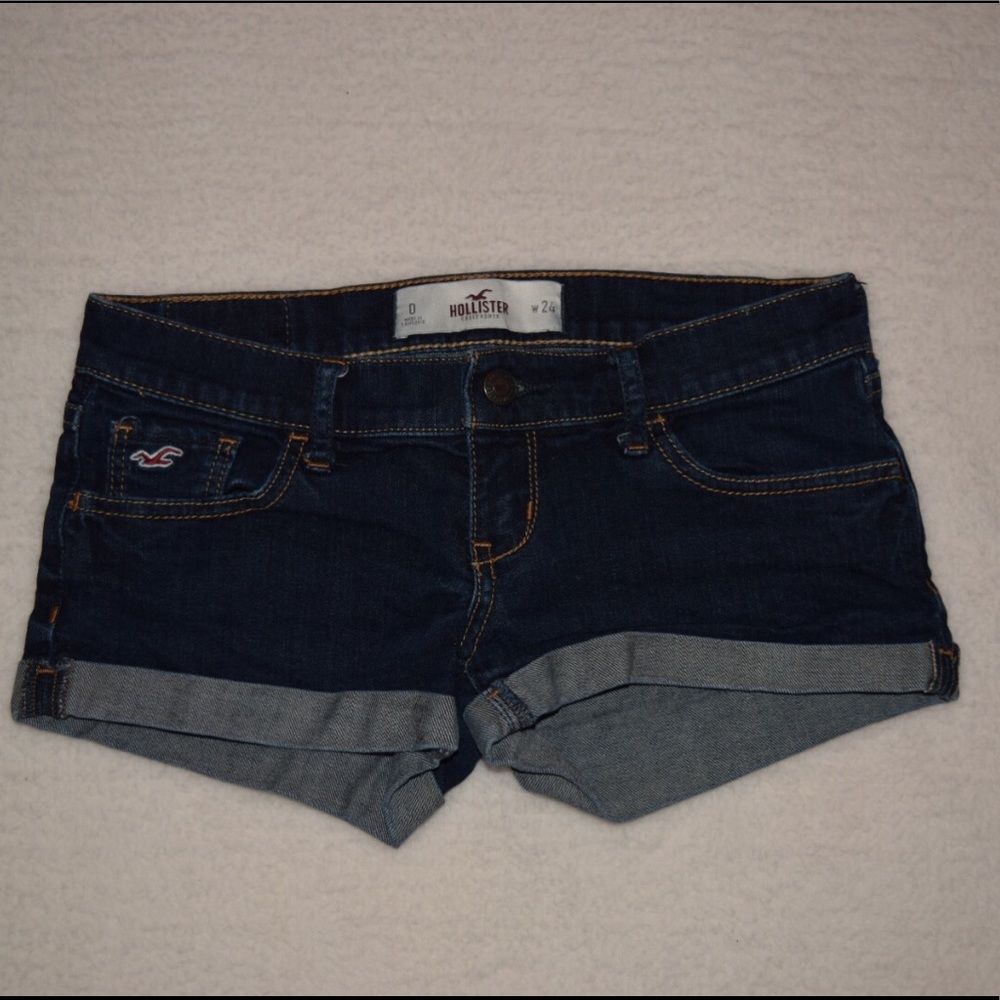 Hollister Dark Wash Jean Shorts